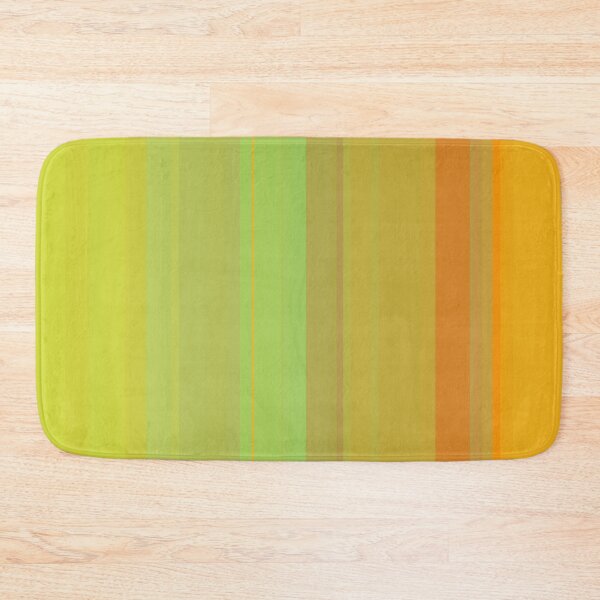 Item preview, Green Orange Striped Pattern designed and sold by FAROSSTUDIO.