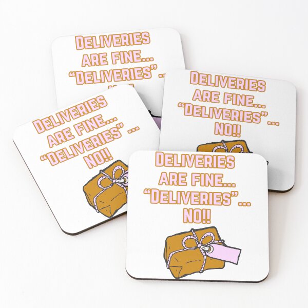 Item preview, New Girl Quote 'Deliveries' designed and sold by WebbysDesigns.