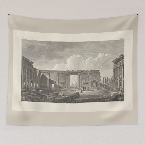 Item preview, The ancient city of Palmyra in drawing designed and sold by  Bride of the desert.