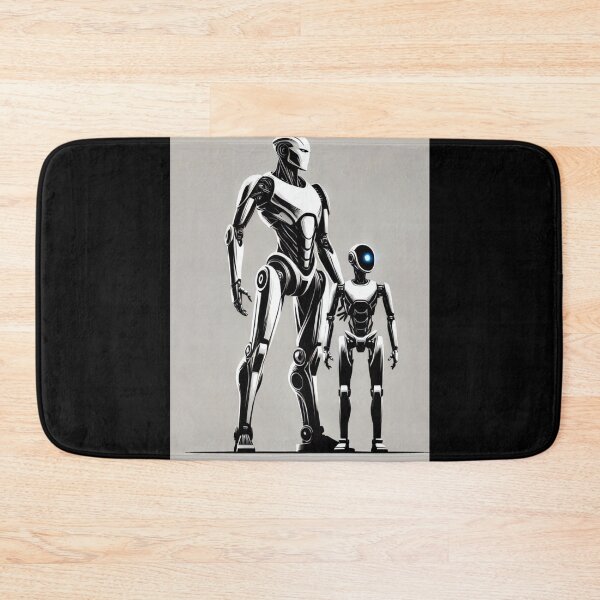 Item preview, tesla bot designed and sold by TEEJAMBOREE.