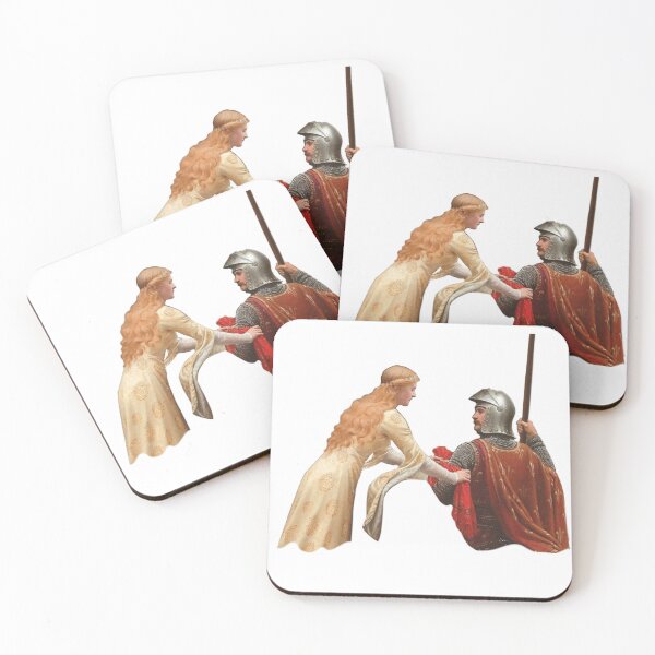 Item preview, Godspeed Fair Knight by Edmund Blair Leighton  designed and sold by The Painted Topaz.