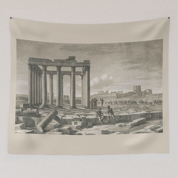 Item preview, The ancient city of Palmyra in drawing designed and sold by  Bride of the desert.