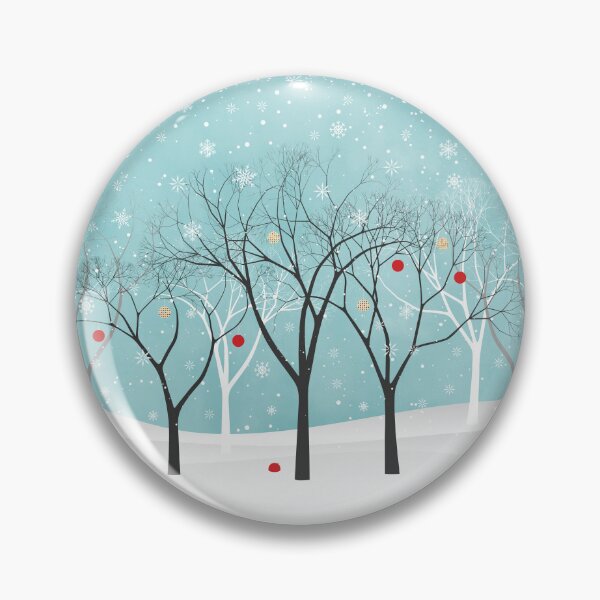 Item preview, Snowy Winter Landscape designed and sold by FAROSSTUDIO.
