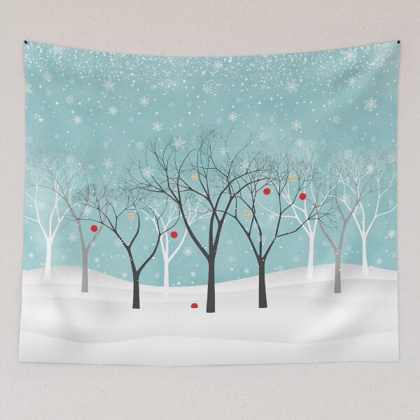 Item preview, Snowy Winter Landscape designed and sold by FAROSSTUDIO.