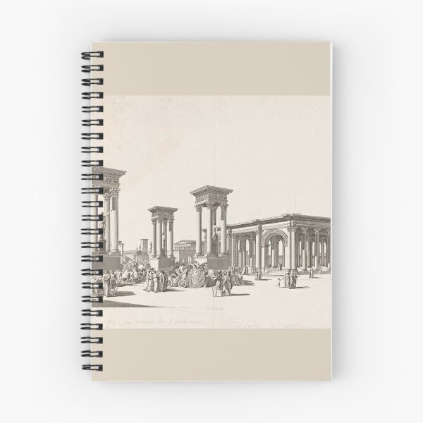 Item preview, The ancient city of Palmyra in drawing designed and sold by  Bride of the desert.