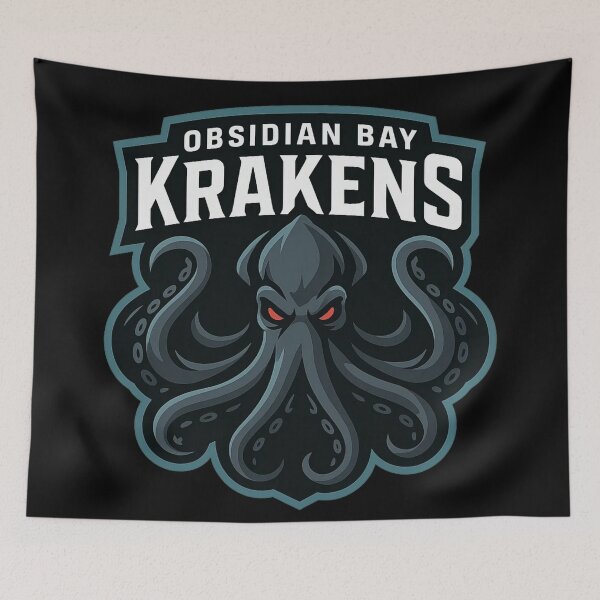 Item preview, Obsidian Bay Krakens designed and sold by Charisma Enigma.