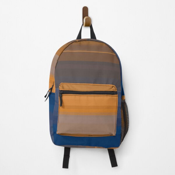 Item preview, Burnt Orange and Dark Blue Stripes designed and sold by FAROSSTUDIO.