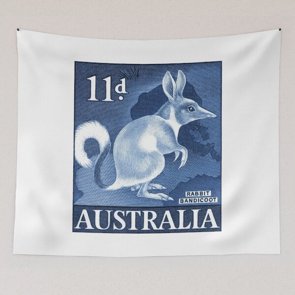 Item preview, Australia Rabbit Bandicoot Postage Stamp designed and sold by retrographics.