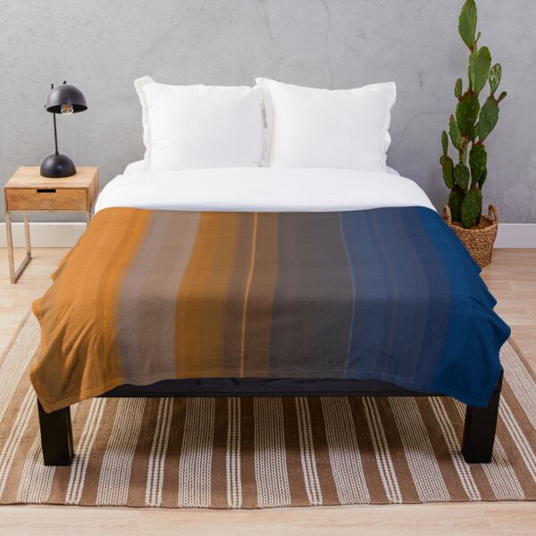Item preview, Burnt Orange and Dark Blue Stripes designed and sold by FAROSSTUDIO.