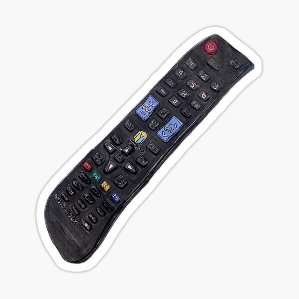 Item preview, Hand drawn TV remote designed and sold by Lena Draws.