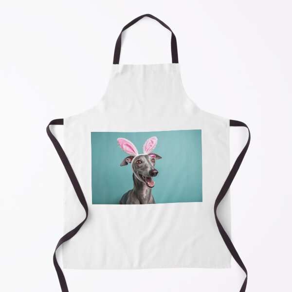 Item preview, Cute greyhound wearing bunny ears designed and sold by elkuni.