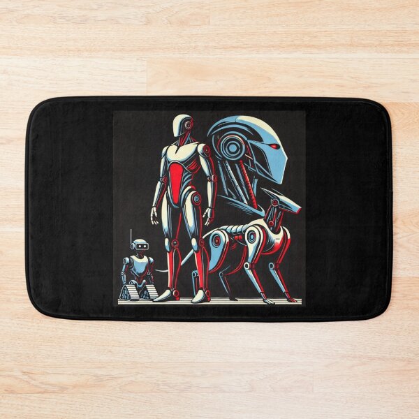 Item preview, Tesla bot designed and sold by TEEJAMBOREE.