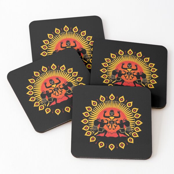 Item preview, Ritual Dancers Illustration designed and sold by AD-Digital-Art.
