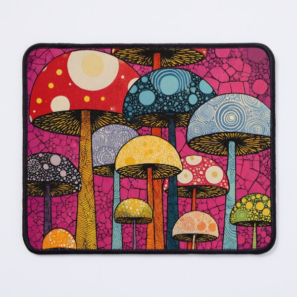 Item preview, Trippy Colorful Psychedelic Mushrooms designed and sold by scooterbaby.
