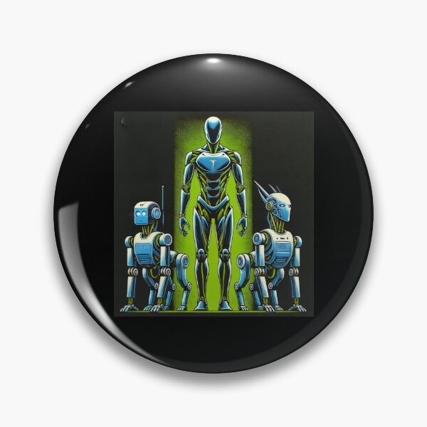 Item preview, Tesla bot designed and sold by TEEJAMBOREE.