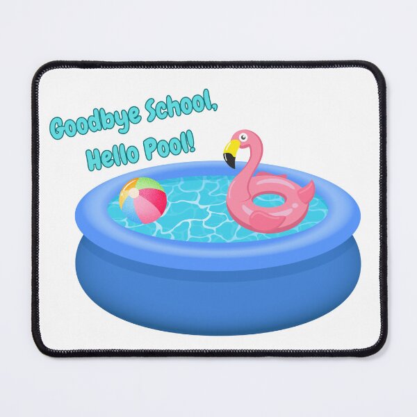Item preview, Goodbye school, hello pool! designed and sold by StuffWeMade.