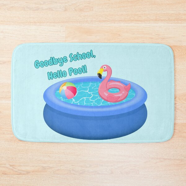 Item preview, Goodbye school, hello pool! designed and sold by StuffWeMade.