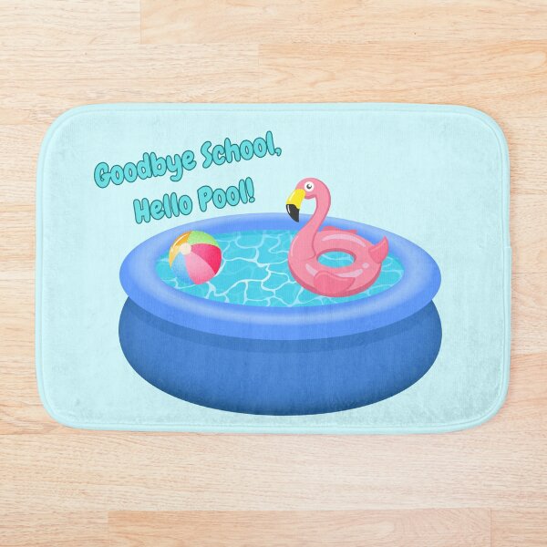 Item preview, Goodbye school, hello pool! designed and sold by StuffWeMade.