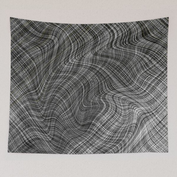 Item preview, Liquid Fabric Black and White designed and sold by FAROSSTUDIO.