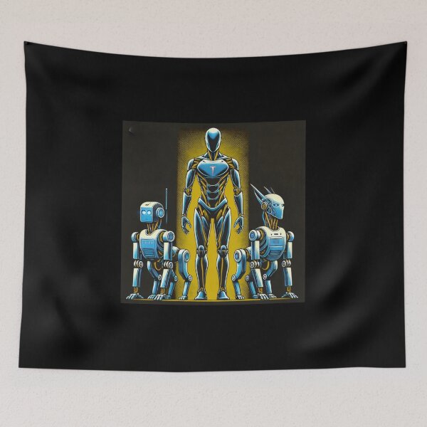 Item preview, Tesla bot designed and sold by TEEJAMBOREE.
