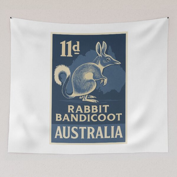 Item preview, Australia Rabbit Bandicoot Postage Stamp designed and sold by retrographics.