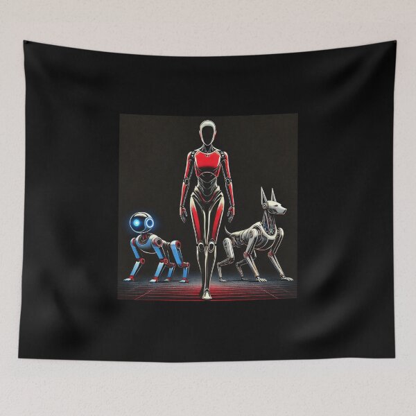 Item preview, Tesla bot designed and sold by TEEJAMBOREE.