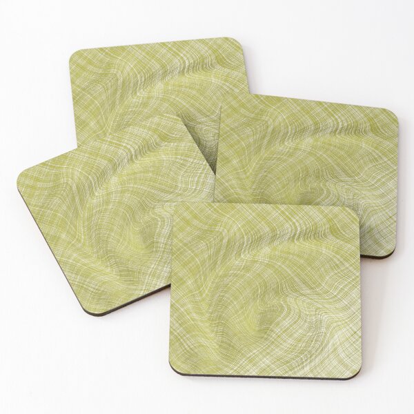 Item preview, Liquid Fabric Olive Green and White designed and sold by FAROSSTUDIO.