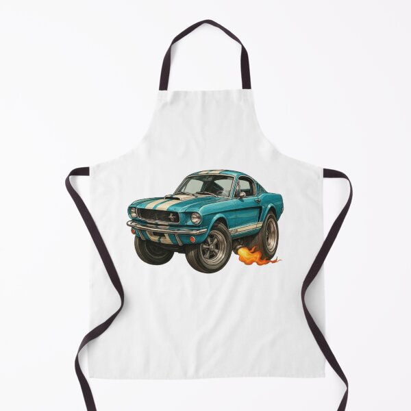 Item preview, 1965 Shelby Mustang GT-350 Cartoon Realism | Iconic Muscle Car with Flaming Power designed and sold by MuscleCarTs.