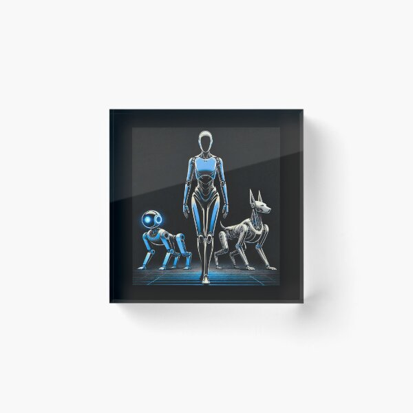 Item preview, Tesla bot designed and sold by TEEJAMBOREE.