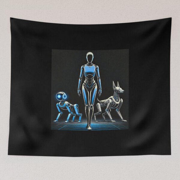 Item preview, Tesla bot designed and sold by TEEJAMBOREE.
