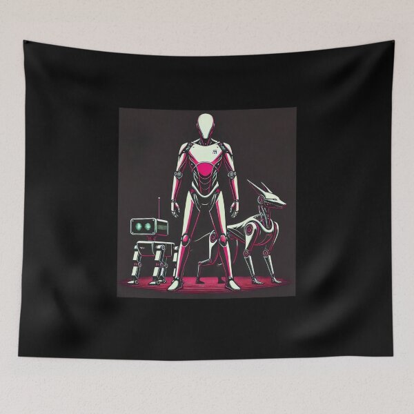Item preview, Tesla bot designed and sold by TEEJAMBOREE.