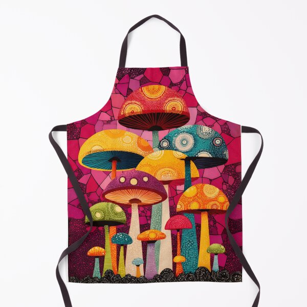 Item preview, Groovy Trippy Colorful Psychedelic Mushrooms designed and sold by scooterbaby.