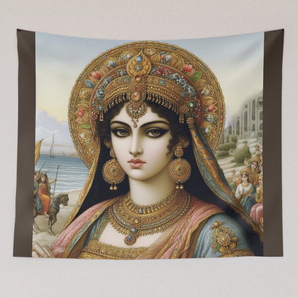 Item preview, An painting depicting Queen Zenobia, Queen of the East designed and sold by  Bride of the desert.