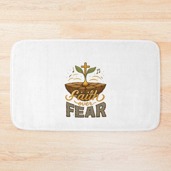 Item preview, Faith over Fear Bible Christian designed and sold by GoodwillDesigns.