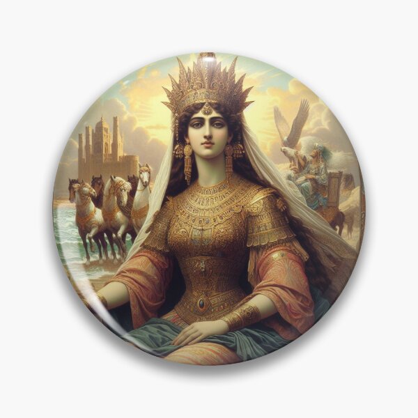 Item preview, An painting depicting Queen Zenobia, Queen of the East designed and sold by  Bride of the desert.