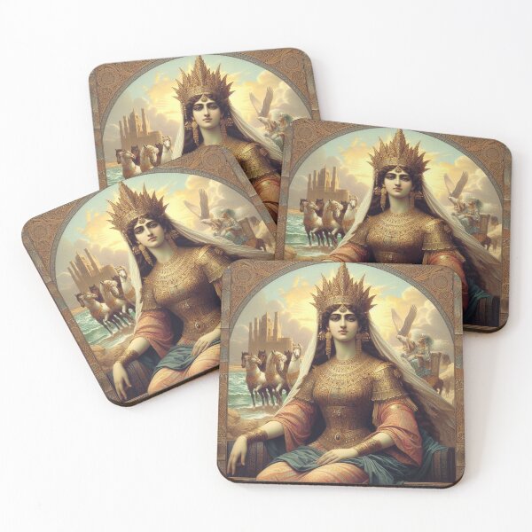 Item preview, An painting depicting Queen Zenobia, Queen of the East designed and sold by  Bride of the desert.