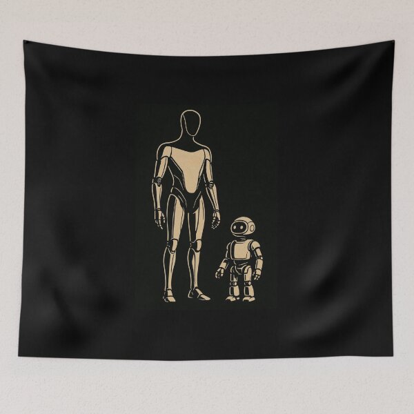 Item preview, Tesla bot designed and sold by TEEJAMBOREE.