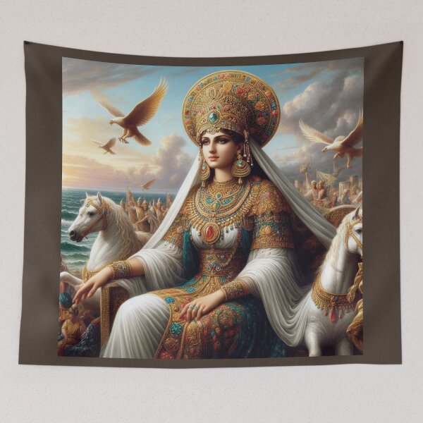 Item preview, An painting depicting Queen Zenobia, Queen of the East designed and sold by  Bride of the desert.