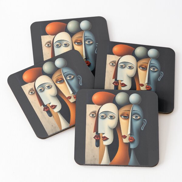 Item preview, Abstract women heads - Illustration designed and sold by AD-Digital-Art.