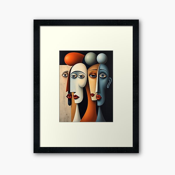 Item preview, Abstract women heads - Illustration designed and sold by AD-Digital-Art.