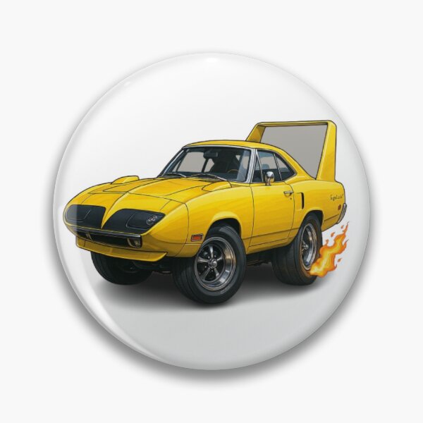 Item preview, 1970 Plymouth Road Runner Superbird Cartoon Realism | Iconic Muscle Car with Bold Flair designed and sold by MuscleCarTs.