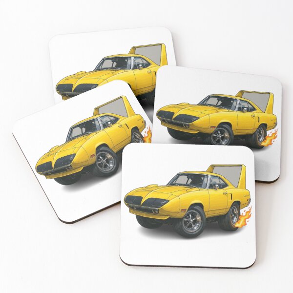 Item preview, 1970 Plymouth Road Runner Superbird Cartoon Realism | Iconic Muscle Car with Bold Flair designed and sold by MuscleCarTs.