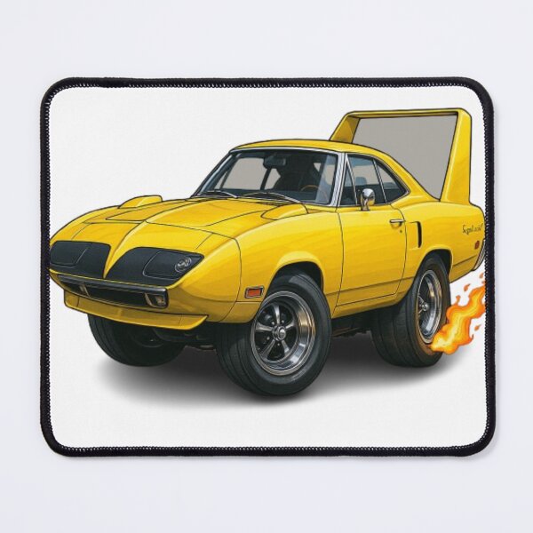 Item preview, 1970 Plymouth Road Runner Superbird Cartoon Realism | Iconic Muscle Car with Bold Flair designed and sold by MuscleCarTs.