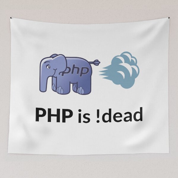 Item preview, PHP is Not Dead! designed and sold by stackovercool.