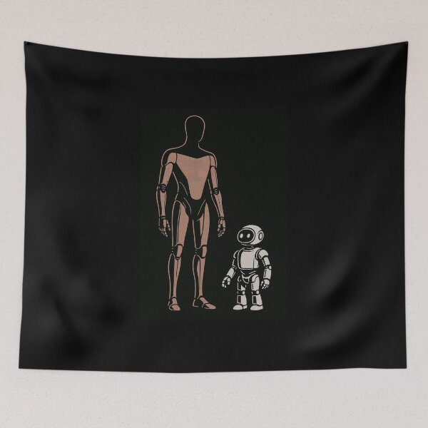 Item preview, Tesla bot designed and sold by TEEJAMBOREE.