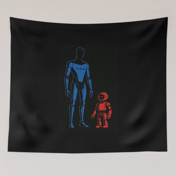 Item preview, Tesla bot designed and sold by TEEJAMBOREE.