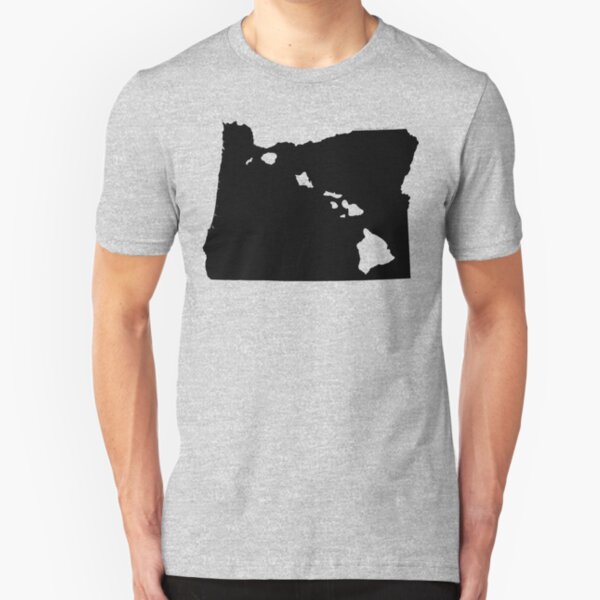 Oregon and Hawai'i Roots by Hawaii Nei All Day Slim Fit T-Shirt