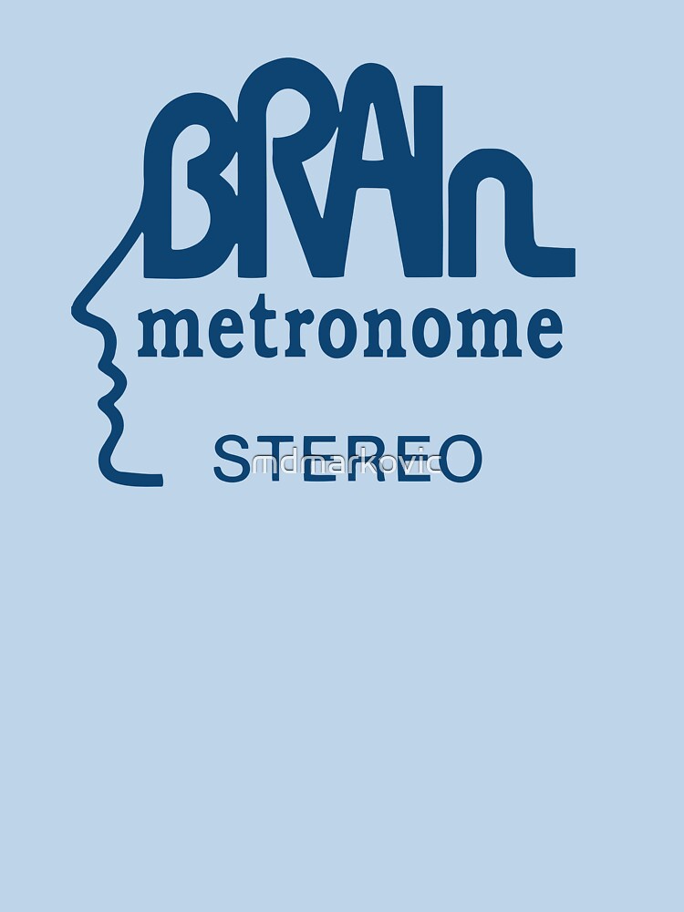 Thumbnail 7 of 7, Classic T-Shirt, Brain Records Krautrock blue designed and sold by mdmarkovic.
