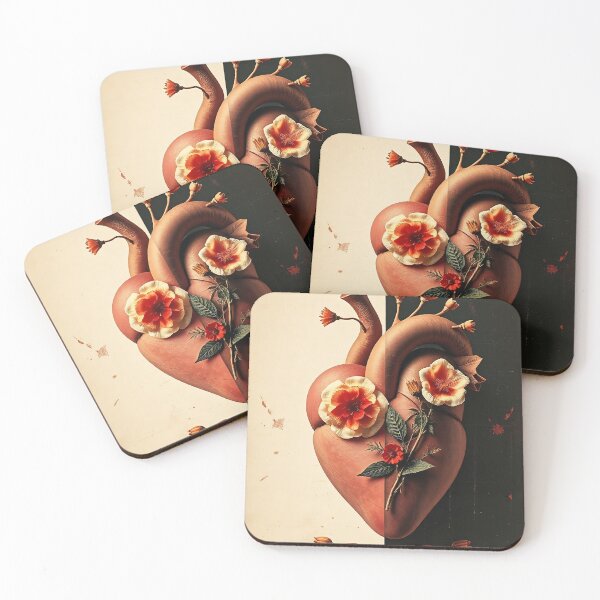 Item preview, Heart with Flowers - Colorful Art designed and sold by AD-Digital-Art.