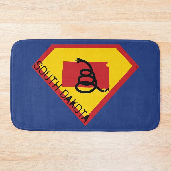 Item preview, SOUTH DAKOTAN SHIELD - Freedom Is The Superpower - Modern Gadsden Snake Flag - Dont Tread On Me SUPERHERO SOUTH DAKOTA spellout design designed and sold by pelagio.